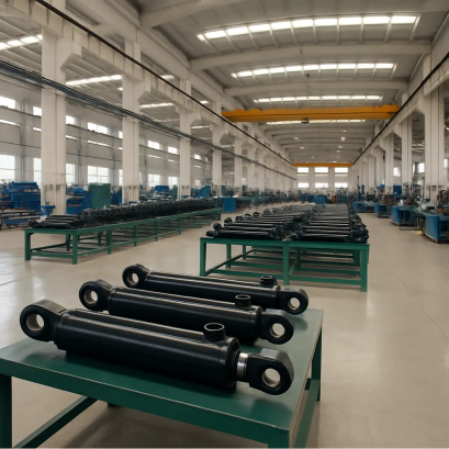 Kokius veiksmus reikia atlikti projektuojant hidraulinį cilindrą?